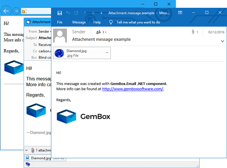 Load, save and convert MSG, EML and MHT emails from C# / VB.NET applications