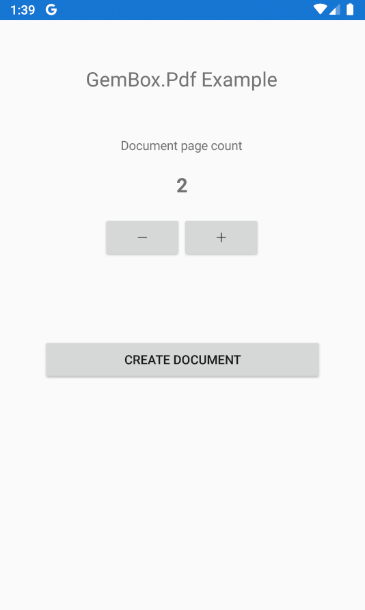 Pdf file generator on a native Android mobile app with Xamarin.Forms