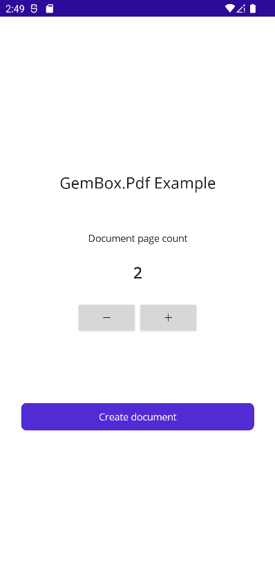 Pdf file generator on a native Android mobile app with MAUI