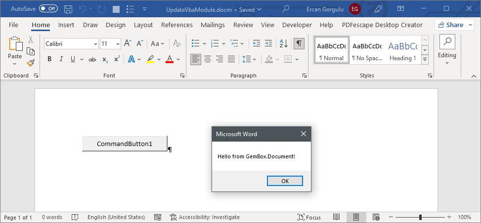 Word VBA module updated with GemBox.Document