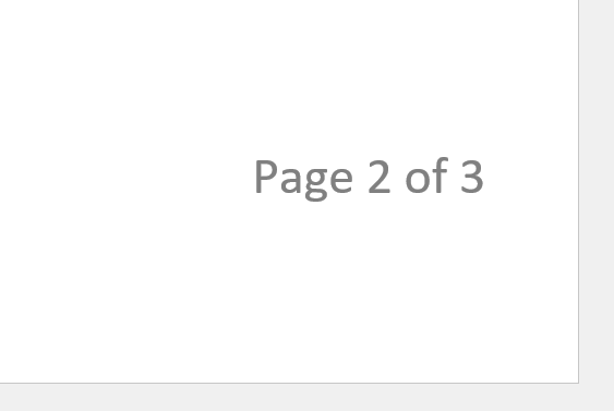 A Word footer showing Page X of Y, created with GemBox.Document