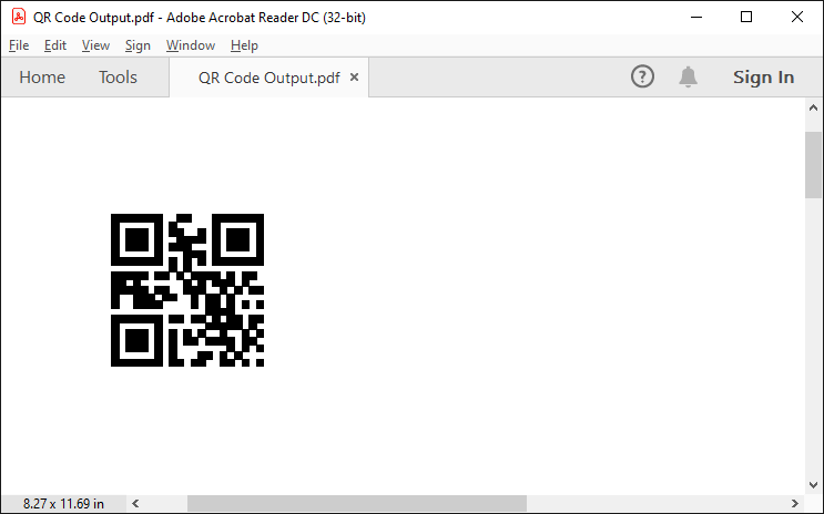 QR Code in C# and VB.NET