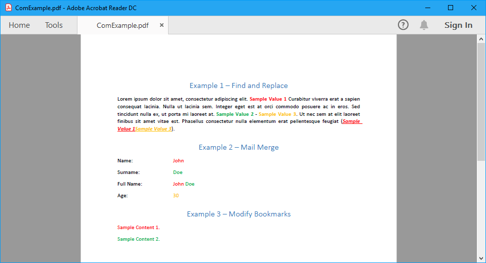 Reading Word file and writing PDF file in Classic ASP