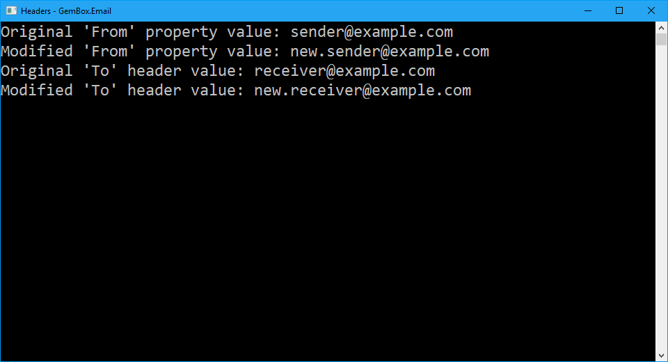 Modify Email Message Headers in C# and VB.NET