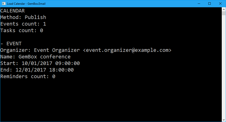 Calendar properties and components Load calendar in C# and VB.NET