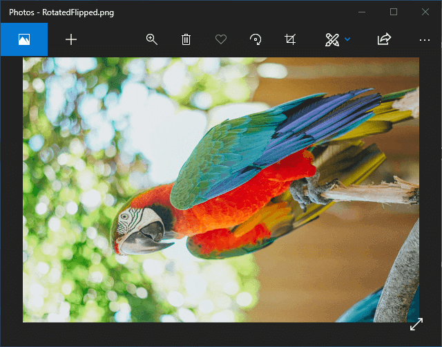 Rotating/flipping an image file Image file which is rotated/flipped using GemBox.Imaging