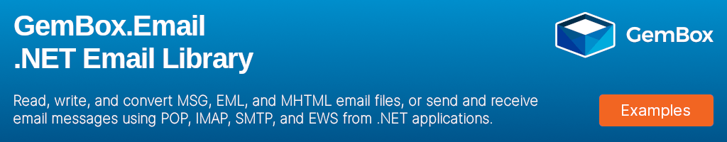 GemBox.Email .NET Email library