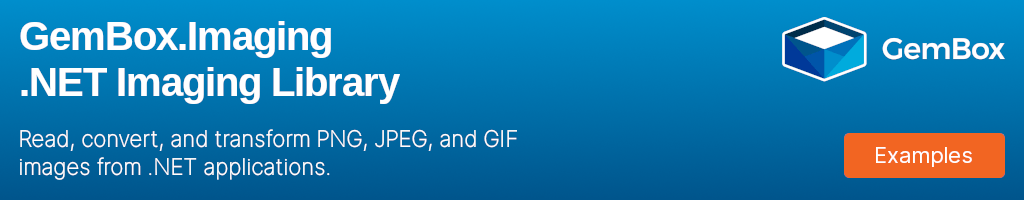 GemBox.Imaging .NET Imaging library