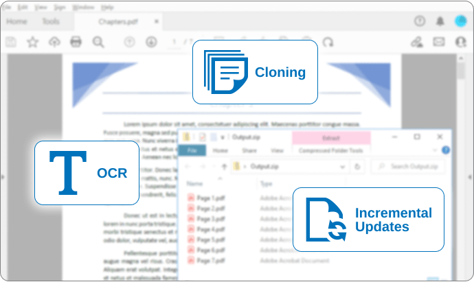 Shapes, bookmarks, link annotations, watermarks, charts, and barcodes can be added to PDF documents with the GemBox.Pdf library.