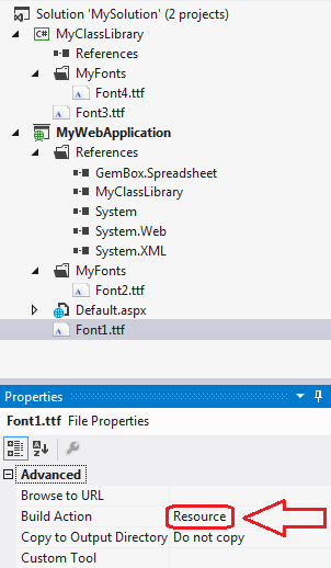 Packaging Fonts in Web applications Packaging Fonts in Web application