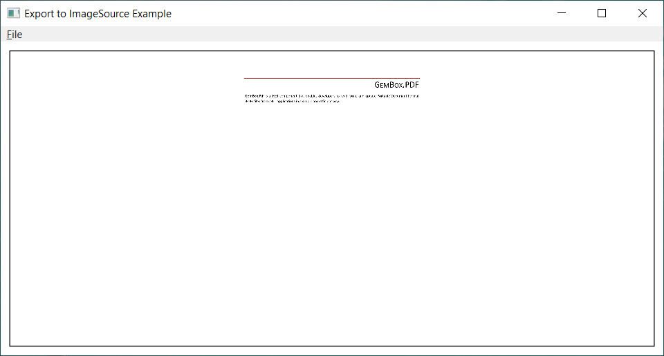 Screenshot of PDF page exported to ImageSource with GemBox.Pdf PDF page exported to ImageSource with GemBox.Pdf