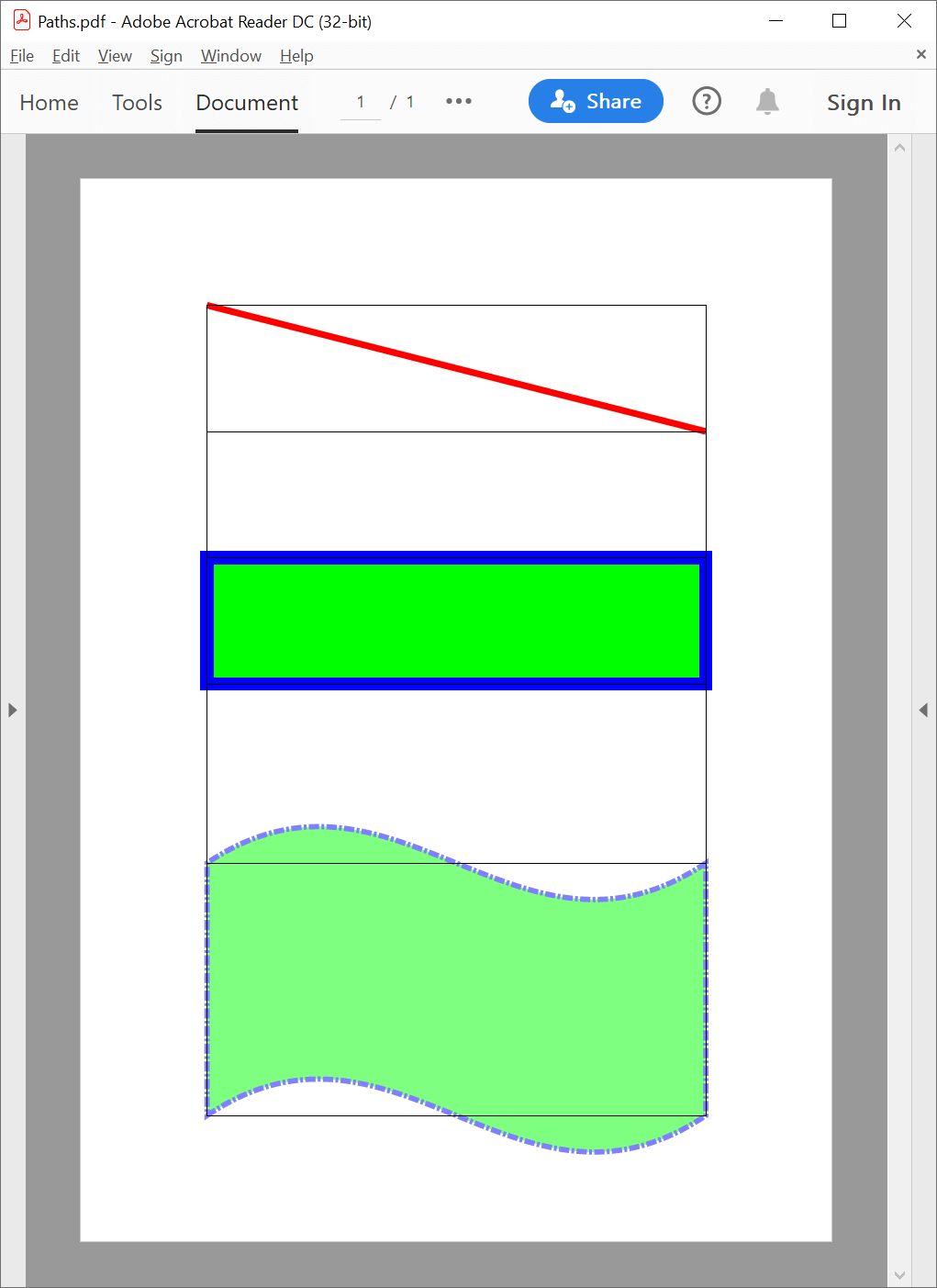 PDF shapes created with GemBox.Pdf C#/VB.NET library