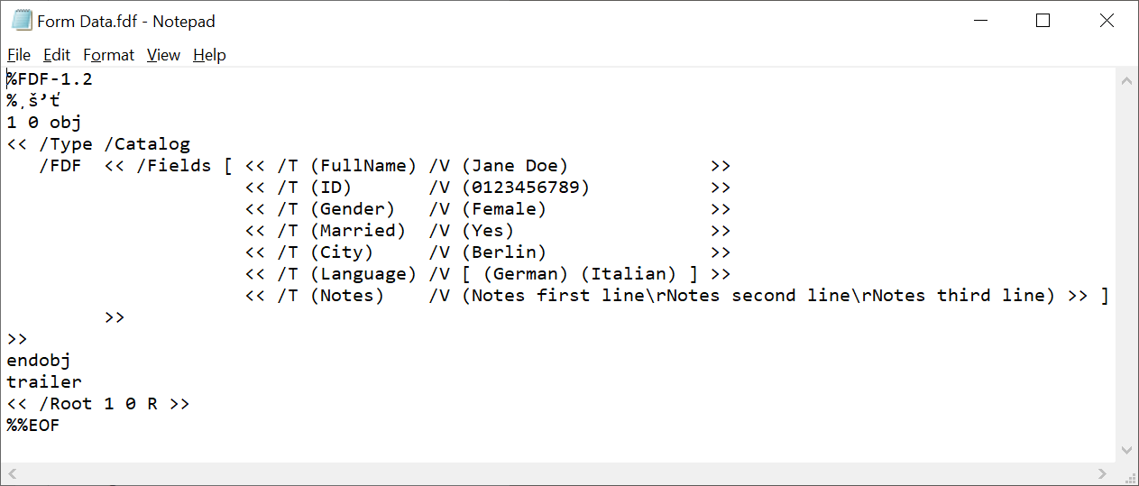 Export PDF interactive form data from C# / VB.NET applications