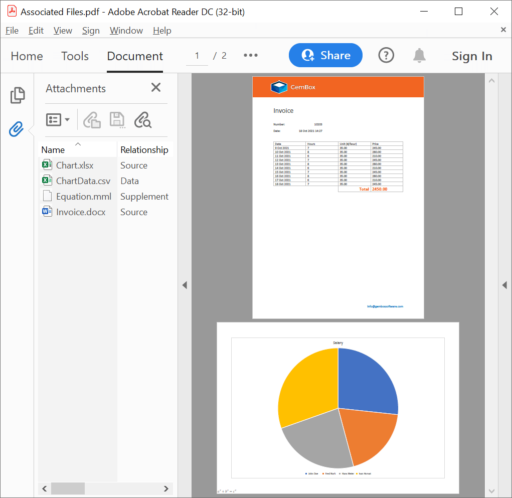 Associate files with PDF objects from C# / VB.NET applications