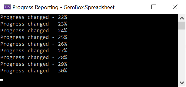 Progress Reporting and Cancellation in Excel Files in C# and VB.NET