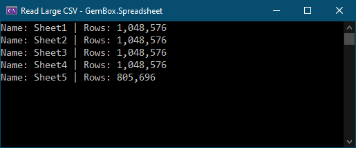 Opening and reading large CSV file in C# and VB.NET