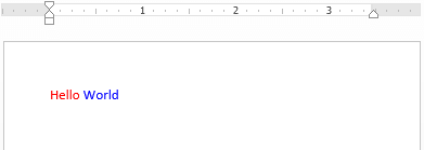 Hello Word Document